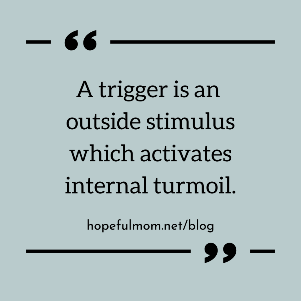 quote from Barb Winters about triggers