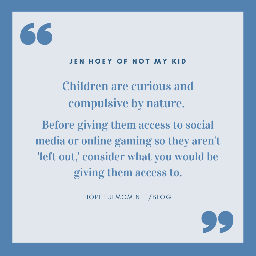Jen Hoey Not My Kid quote