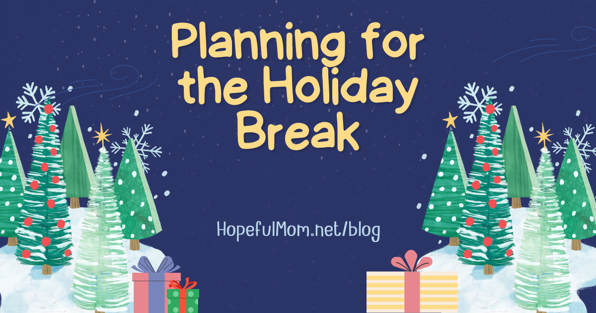 holiday break planning banner