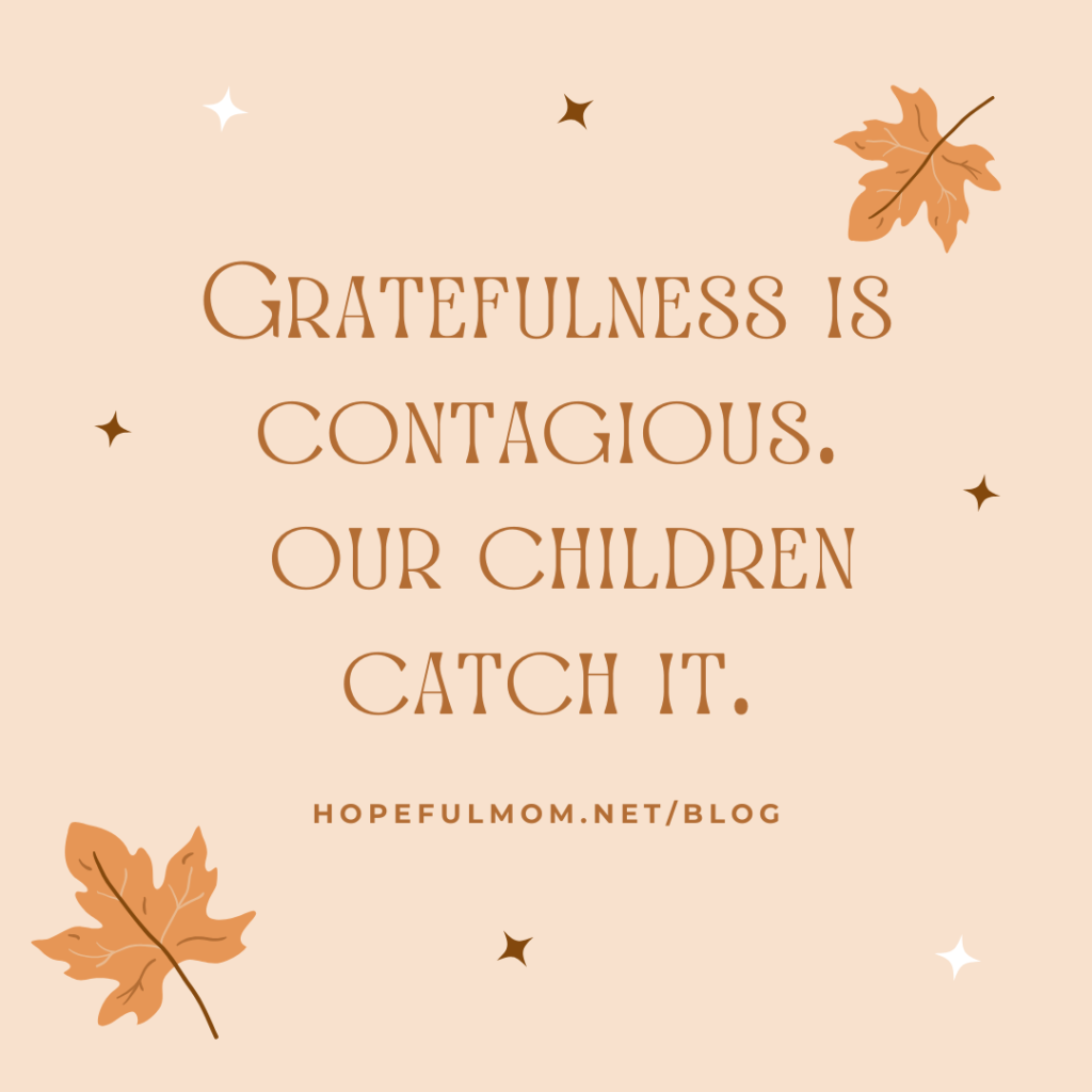 parenting with gratitude quote Barb Winters