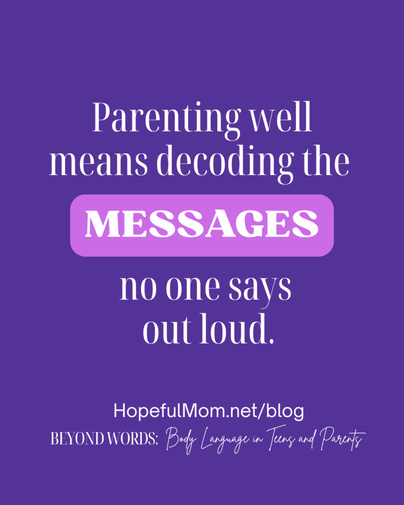 Barb Winters Hopeful Mom quote Body Language